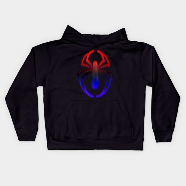 Web Head Forever Kids Hoodie by Veraukoion